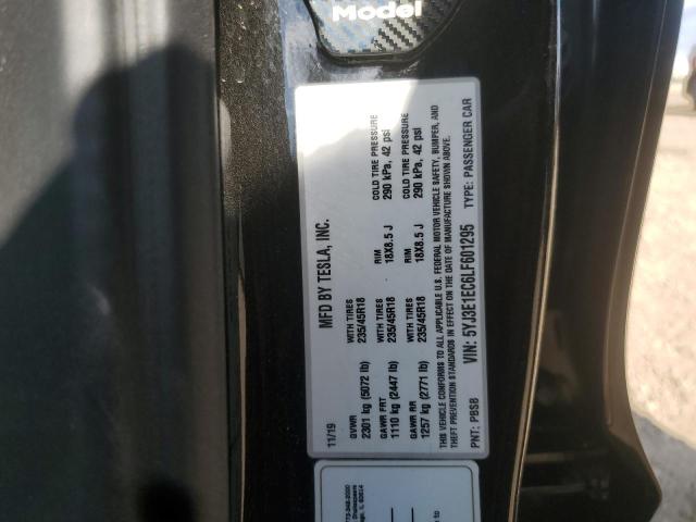 2020 TESLA MODEL 3 5YJ3E1EC6LF601295