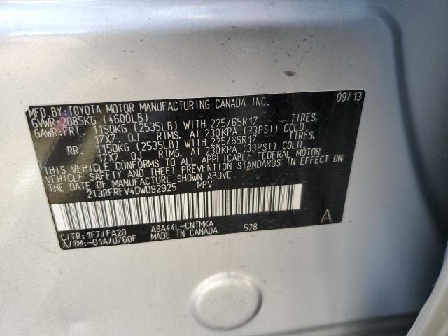 2013 TOYOTA RAV4 XLE - 2T3RFREV4DW092925
