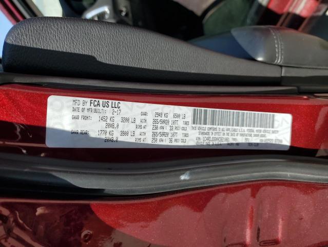 2017 DODGE DURANGO GT 1C4RDJDGXHC821061