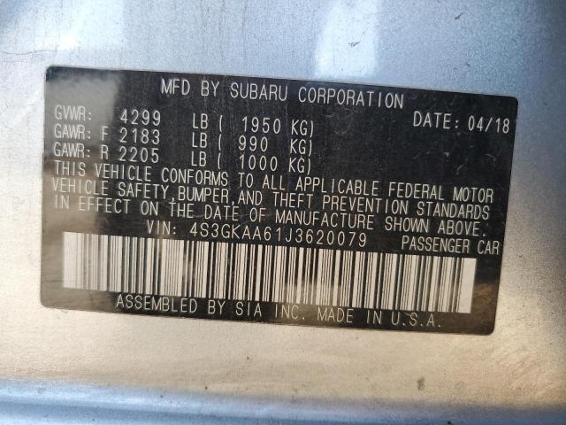 2018 SUBARU IMPREZA 4S3GKAA61J3620079