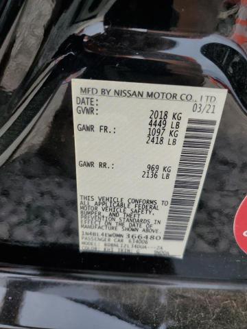 2021 NISSAN ALTIMA SL - 1N4BL4EW0MN366480