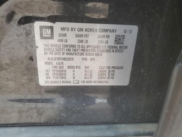 2022 BUICK ENCORE PRE KL4CJESM2NB522075