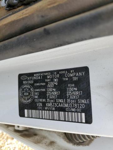 2021 HYUNDAI TUCSON LIM - KM8J3CA40MU378120