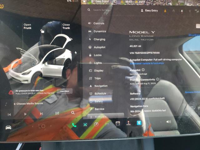 2023 TESLA MODEL Y 7SAYGDEE2PF878568