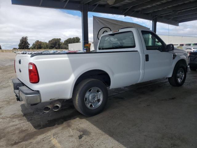 FORD F250 SUPER 2008 white pickup diesel 1FTSF20R48EB81359 photo #4