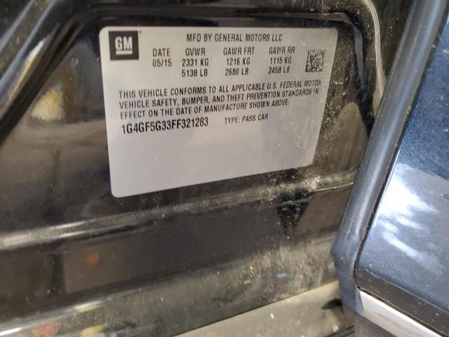 2015 BUICK LACROSSE P 1G4GF5G33FF321283