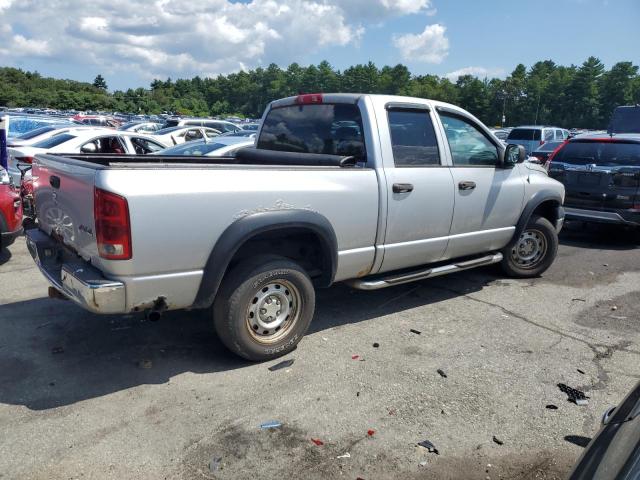 DODGE RAM 1500 S 2005 silver crew pic gas 1D7HU18D95J536313 photo #4