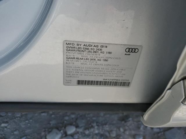2014 AUDI Q5 PREMIUM - WA1LFAFP8EA103703
