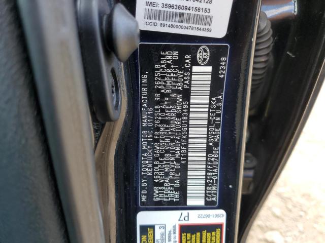 2016 TOYOTA CAMRY LE - 4T1BF1FK5GU183495