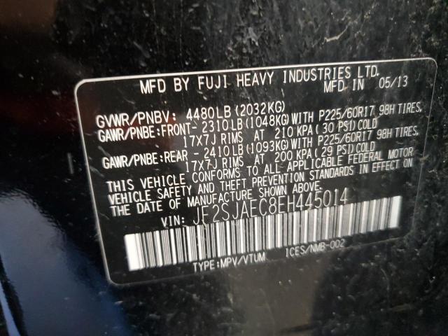 2014 SUBARU FORESTER 2.5I PREMIUM - JF2SJAEC8EH445014