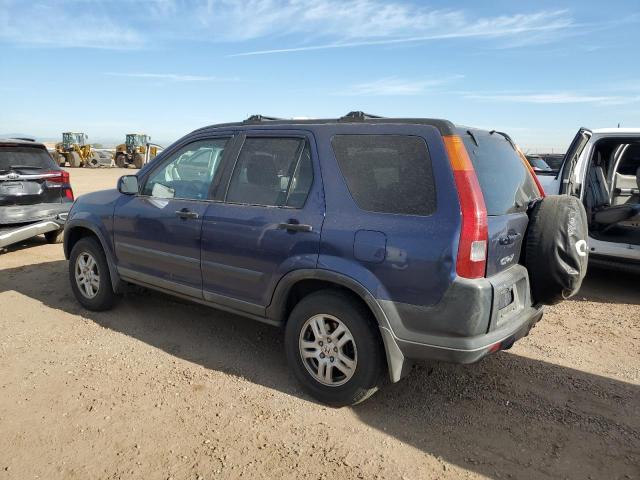 HONDA CR-V EX 2003 blue  gas JHLRD78893C033289 photo #3