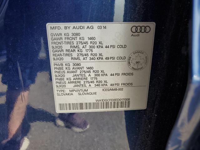 2014 AUDI Q7 PRESTIG - WA1DGCFE6ED017008