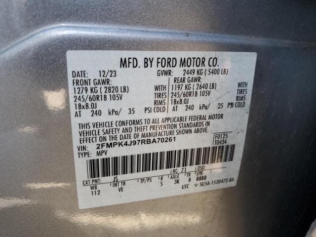 2024 FORD EDGE SEL 2FMPK4J97RBA70261