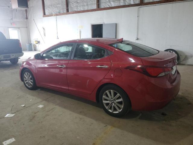 HYUNDAI ELANTRA SE 2014 red  gas KMHDH4AE5EU050402 photo #3