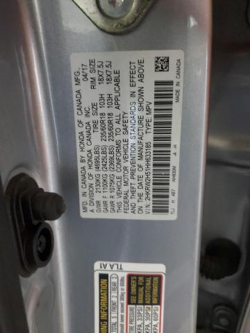 2017 HONDA CR-V EX 2HKRW2H51HH633185