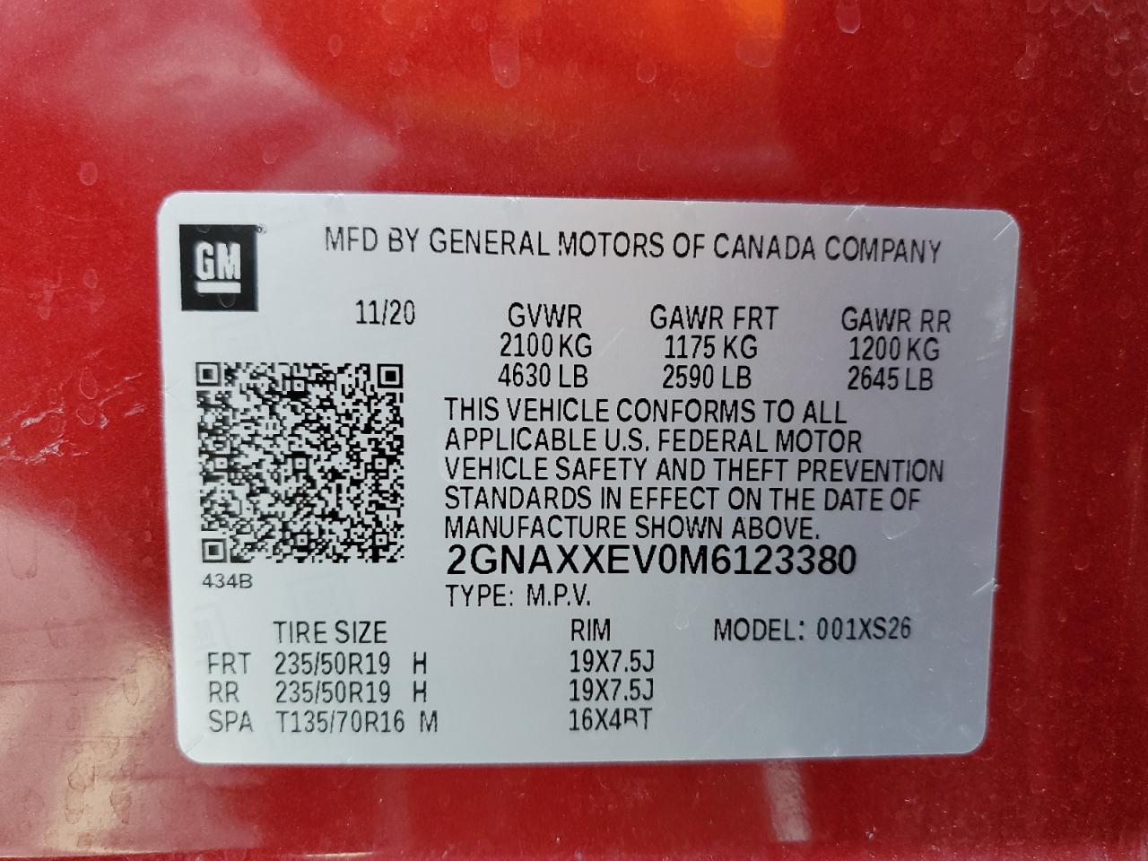 CHEVROLET EQUINOX PREMIER