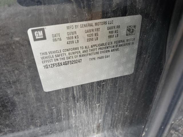 2016 CHEVROLET MALIBU LT - 1G1ZF5SX4GF329247