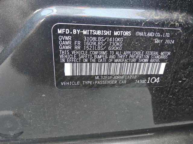 2024 MITSUBISHI MIRAGE G4 ML32FUFJ0RHF11212