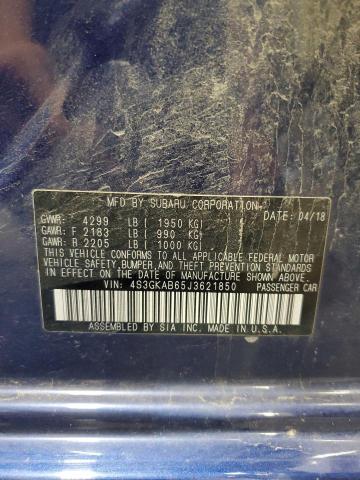 2018 SUBARU IMPREZA PR 4S3GKAB65J3621850