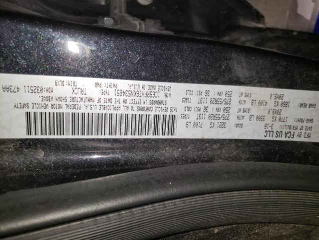 2019 RAM 1500 LIMIT 1C6SRFHT6KN534651
