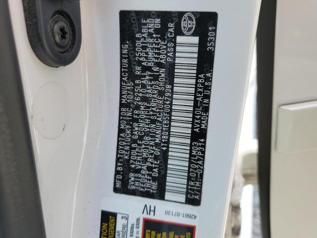 2015 TOYOTA AVALON HYB 4T1BD1EB5FU047938