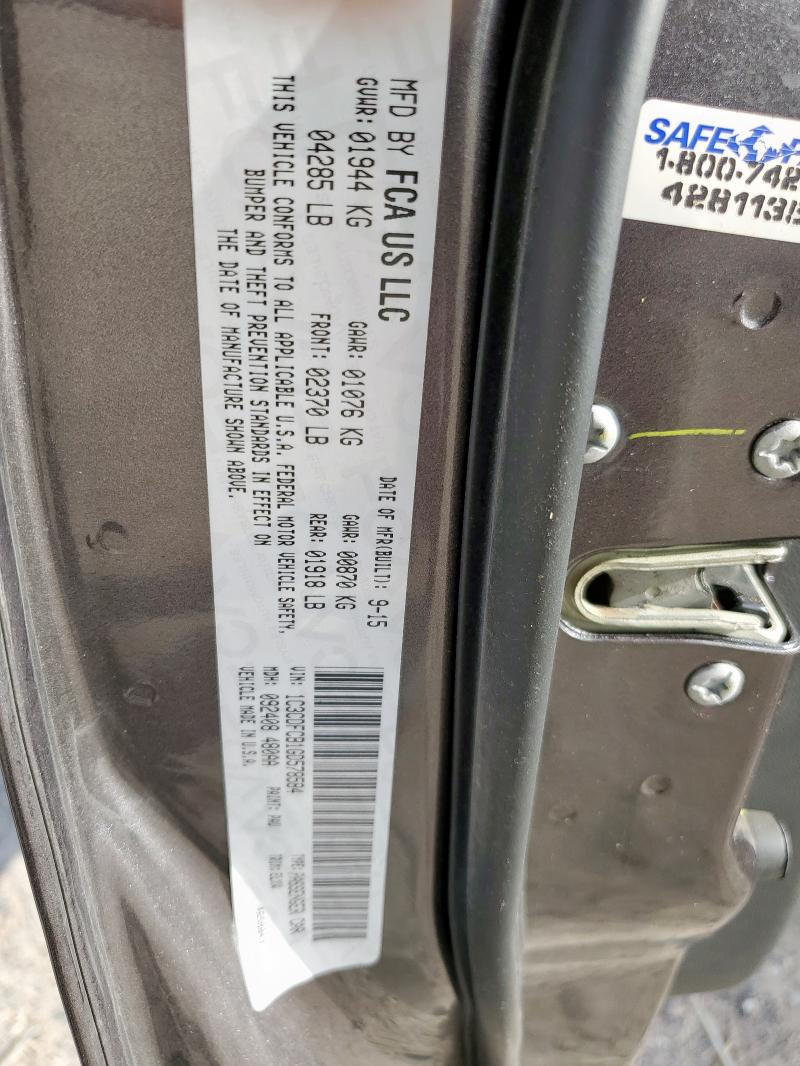 2016 DODGE DART LIMIT 1C3CDFCB1GD578584