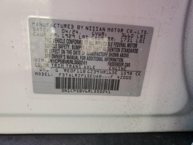 2024 NISSAN KICKS S - 3N1CP5BV6RL550241