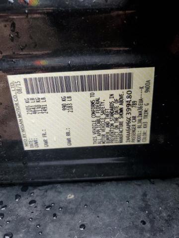 2016 NISSAN MAXIMA 3.5 1N4AA6AP6GC399480