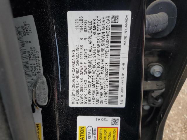2024 HONDA CIVIC SPOR 2HGFE2F59RH522128