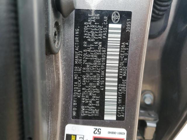 2023 TOYOTA CAMRY SE N 4T1G11AK1PU180587