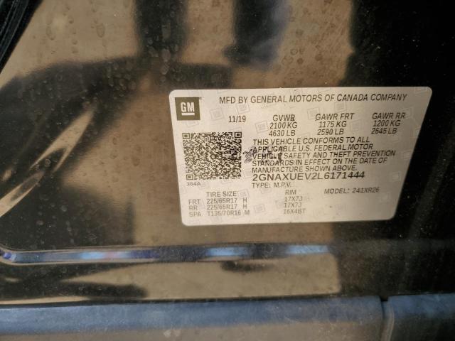 2020 CHEVROLET EQUINOX LT - 2GNAXUEV2L6171444