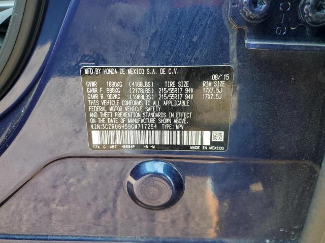 2016 HONDA HR-V EX 3CZRU6H59GM717254
