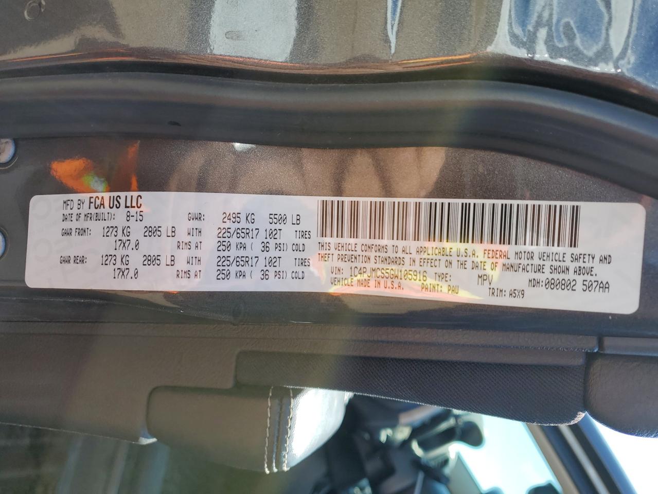 JEEP GRAND CHEROKEE LATITUDE