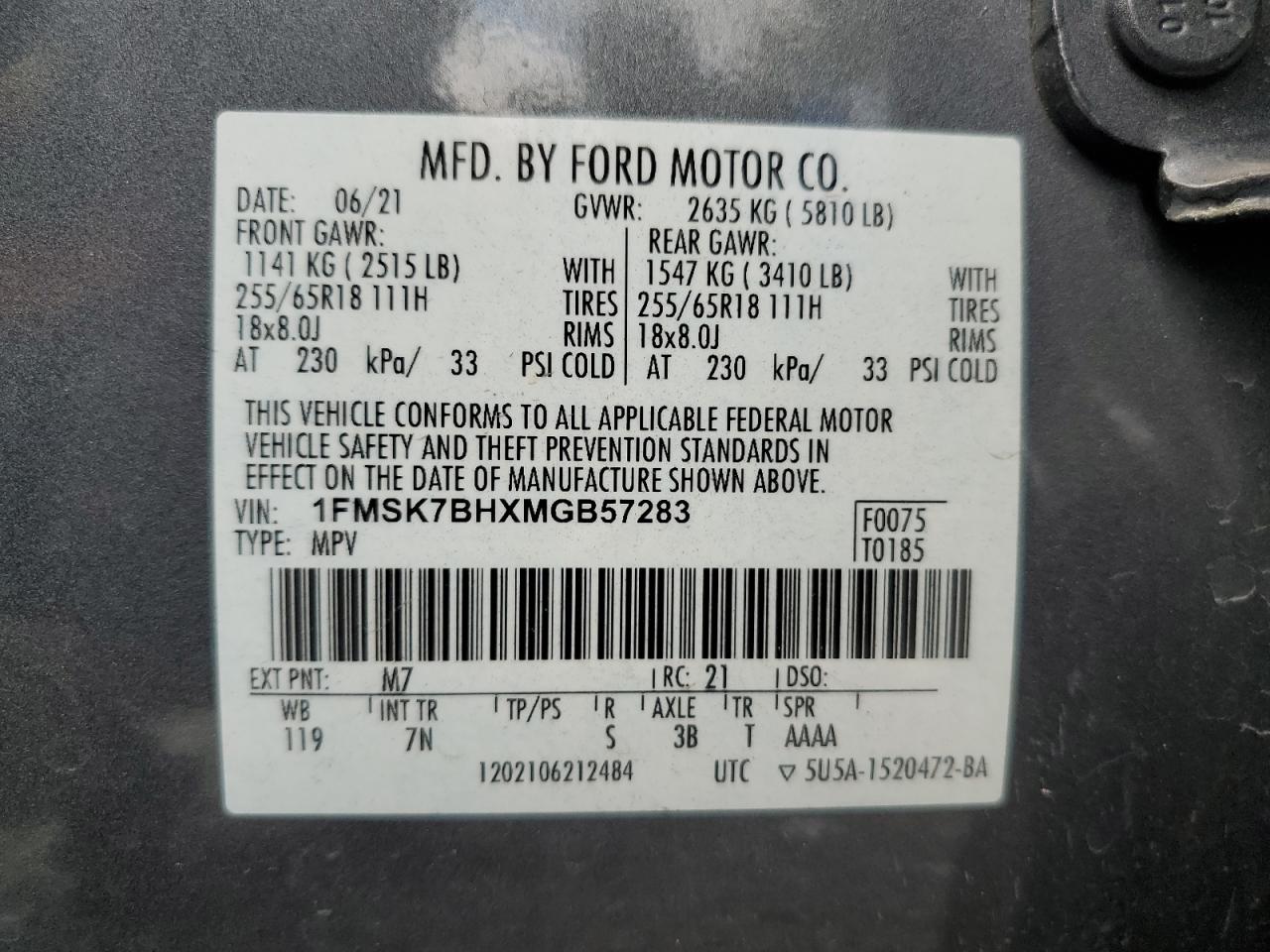 Ford Explorer 2021