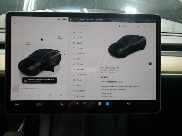 2023 TESLA MODEL Y 7SAYGDEE4PA042256