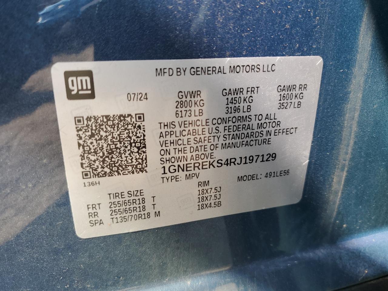 CHEVROLET TRAVERSE LS