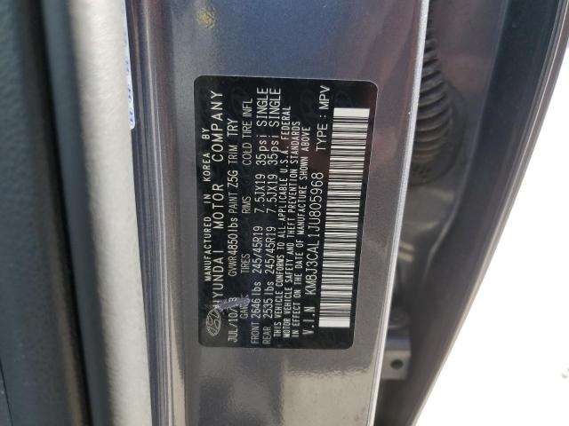 2018 HYUNDAI TUCSON SPO KM8J3CAL1JU805968