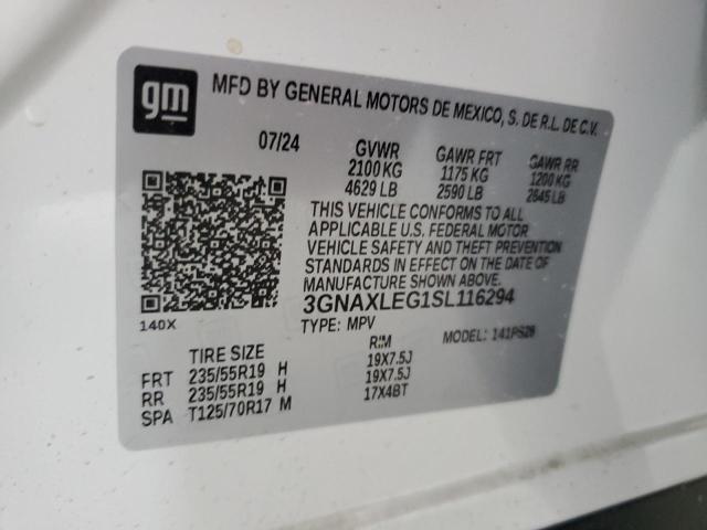 2025 CHEVROLET EQUINOX RS 3GNAXLEG1SL116294