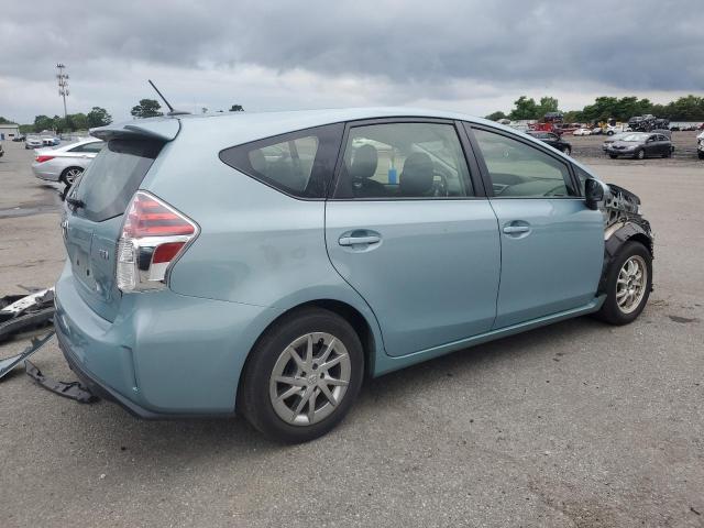 TOYOTA PRIUS V 2015 teal  hybrid engine JTDZN3EU2FJ022879 photo #4