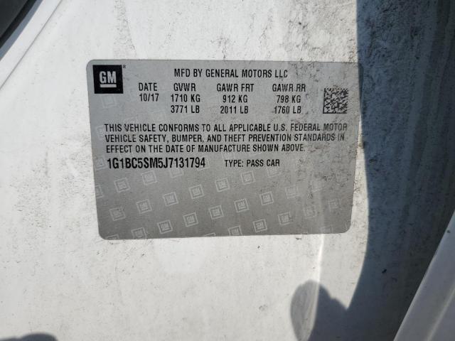 2018 CHEVROLET CRUZE LS 1G1BC5SM5J7131794