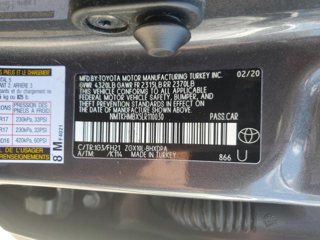 2020 TOYOTA C-HR XLE - NMTKHMBX5LR110030