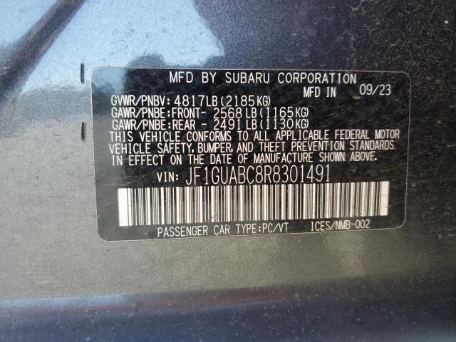 2024 SUBARU IMPREZA JF1GUABC8R8301491