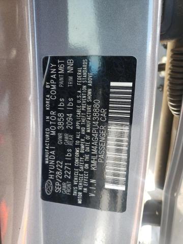 2023 HYUNDAI ELANTRA SEL KMHLM4AG4PU438880