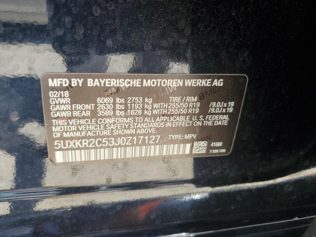2018 BMW X5 SDRIVE3 5UXKR2C53J0Z17127