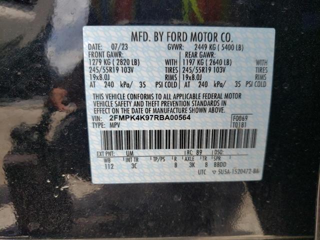 2024 FORD EDGE TITAN 2FMPK4K97RBA00564