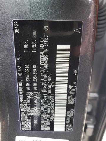 2022 TOYOTA HIGHLANDER 5TDGZRBH5NS245991