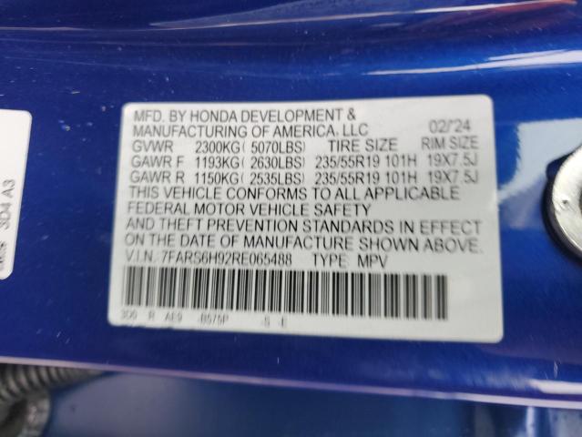2024 HONDA CR-V SPORT 7FARS6H92RE065488