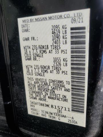 2021 NISSAN ROGUE SV - 5N1AT3BB3MC815711