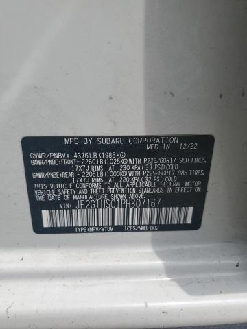 2023 SUBARU CROSSTREK JF2GTHSC1PH307167