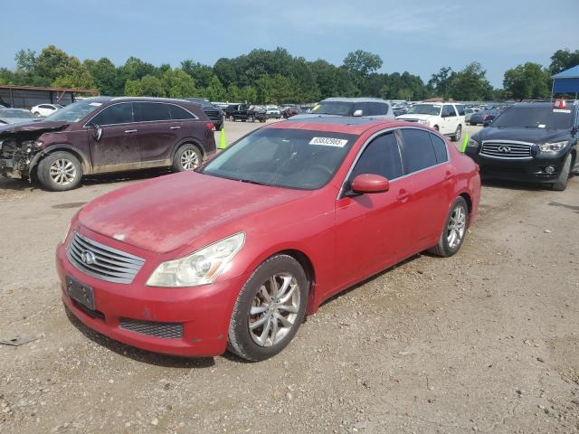 INFINITI G35 2008 red  gas JNKBV61E18M211251 photo #1